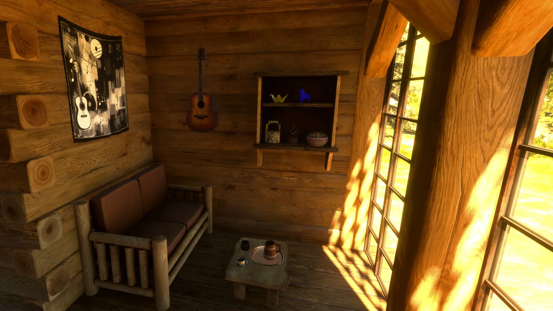 温馨小木屋/Log Away