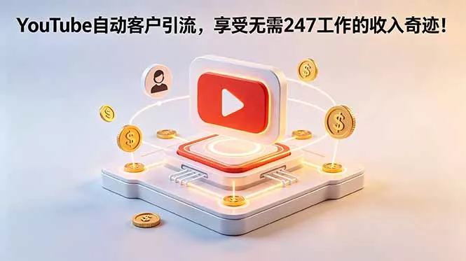 YouTube 自动客户引流，享受无需 247 工作的收入奇迹！【原创双语字幕】_抖汇吧
