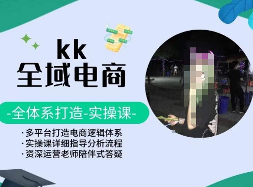 KK全域电商，全体系打造实操课，多平台打造电商逻辑体系_抖汇吧