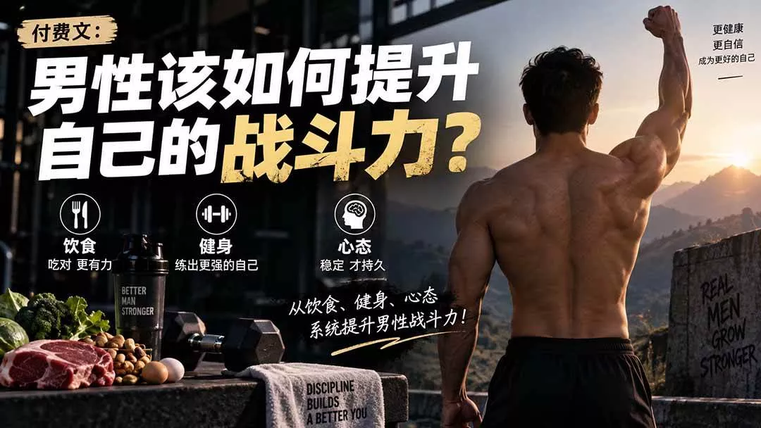 （20421期）付费文章：男性该如何提升自己的战斗力？_抖汇吧
