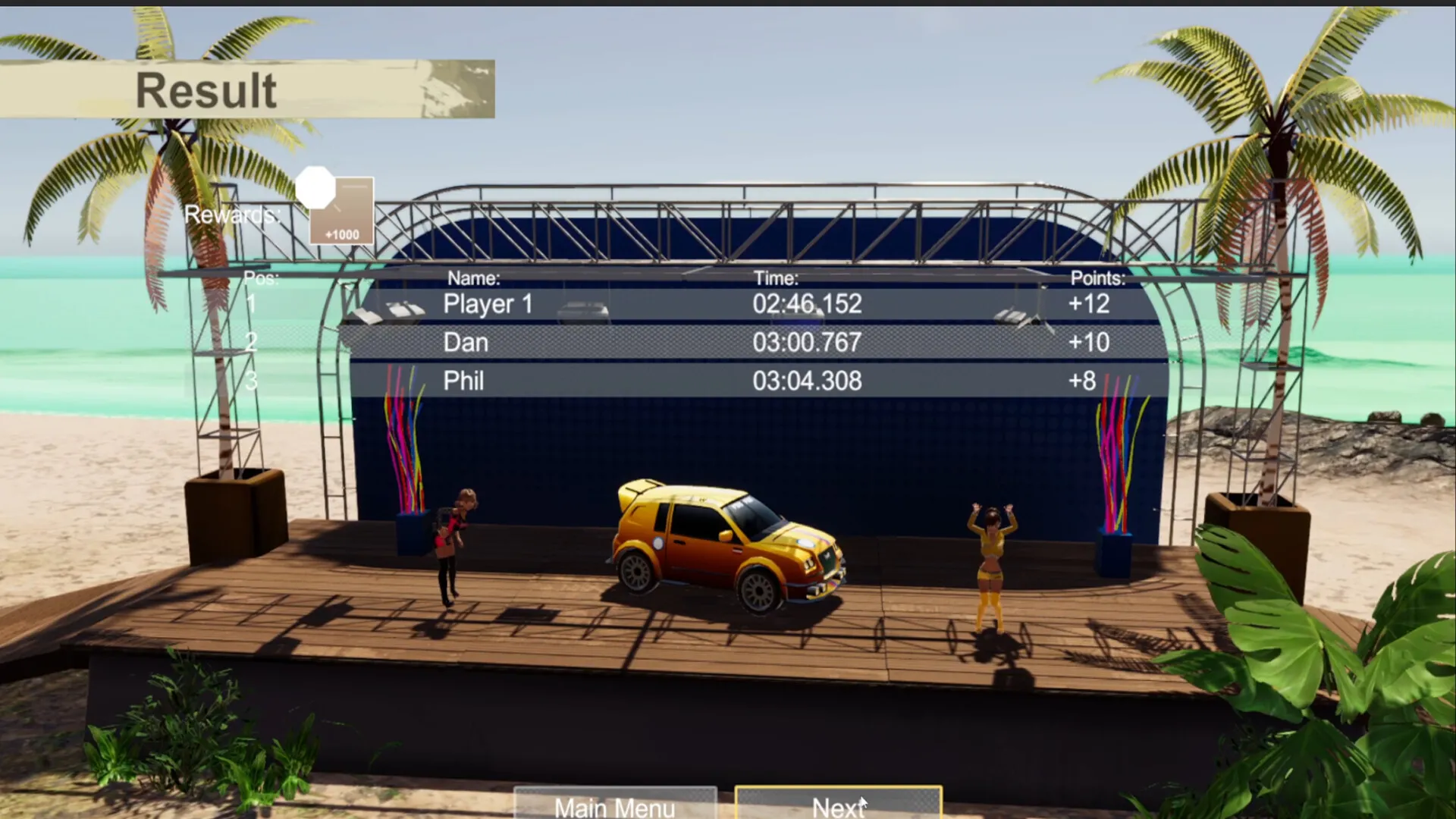 霓虹弯道赛车/Neon Curves Racing