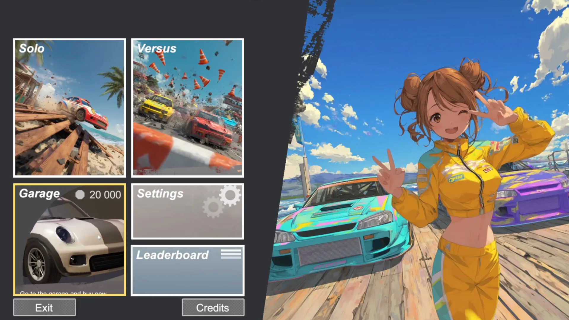 霓虹弯道赛车/Neon Curves Racing_抖汇吧