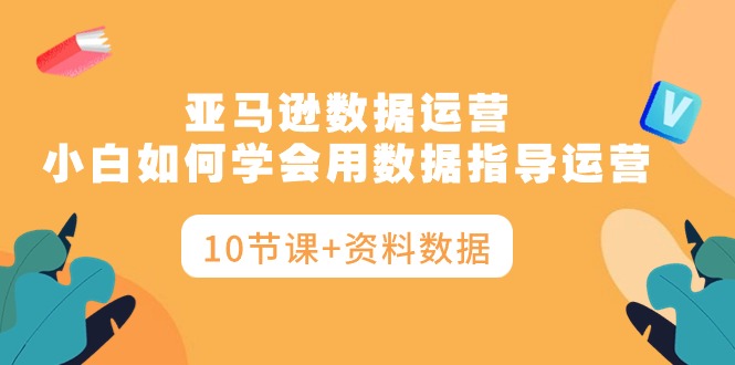 亚马逊运营秘籍：小白如何学会用数据指导运营，让你告别盲目决策（10节课+资料数据）_抖汇吧