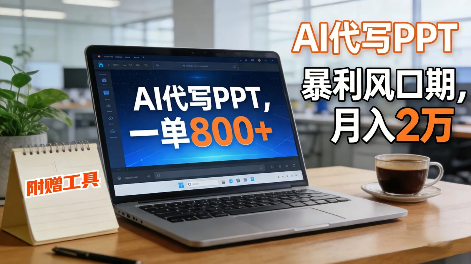 AI 代写做 PPT！一单狂赚 800+，风口期月入 2 万(工具 + 提示词直接送)_抖汇吧