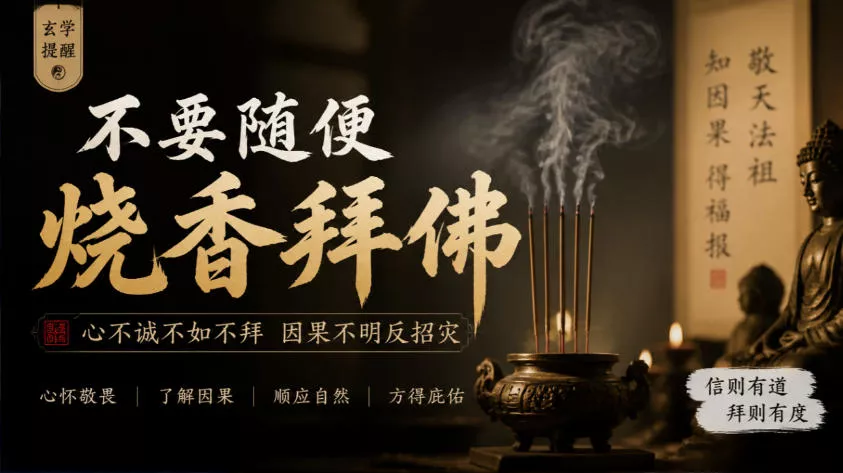某公众号付费文章：玄学提醒：不要随便烧香拜佛_抖汇吧